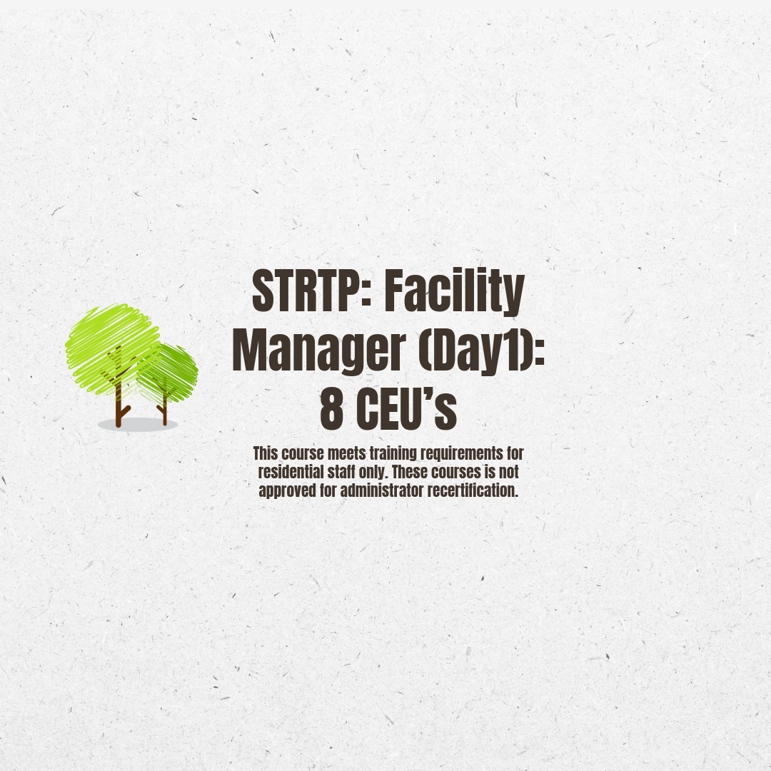 Strtp Forms STRTP: Facility Manager (Day 1): 8 CEU’s – Fundamental Training Solutions